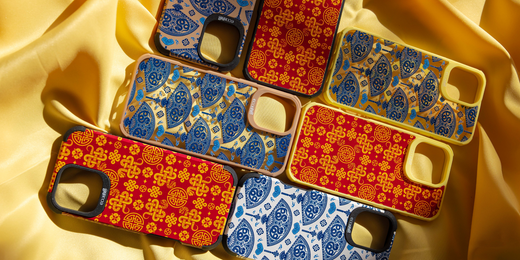 EcoBlvd's Lunar New Year 2025 - Year Of The Snake Designs Fanning Fortune and Coiled In Gold on Eco-Friendly Phone Cases