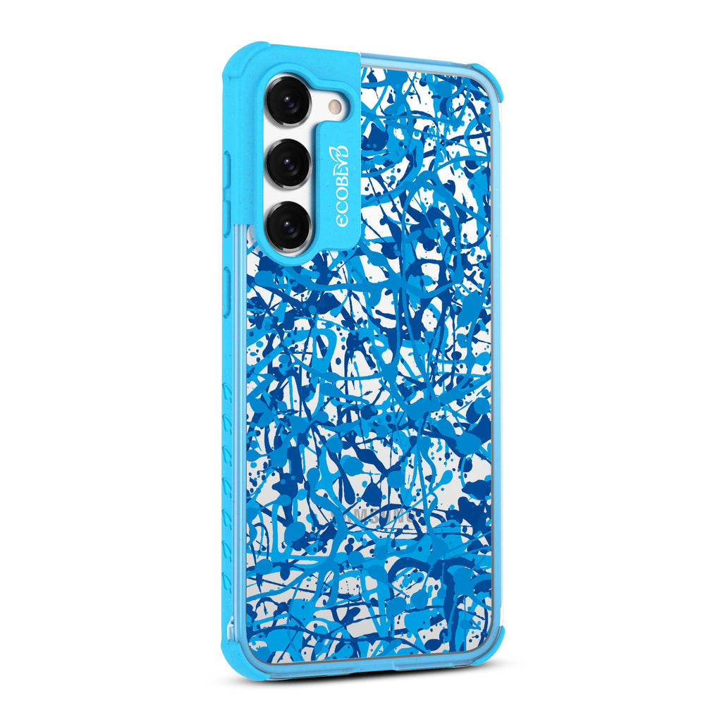 Visionary - Left-side View Of Blue & Clear Eco-Friendly Galaxy S23 Plus Case