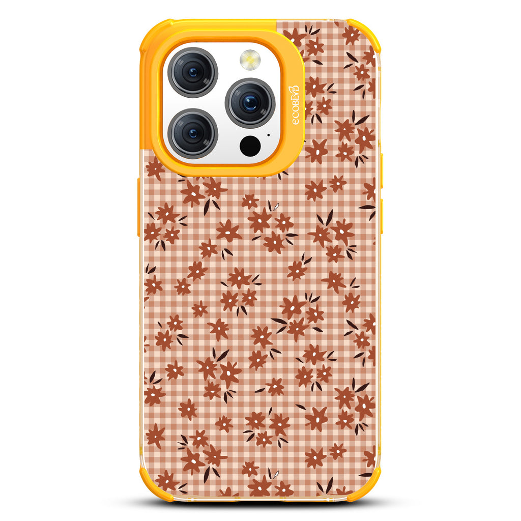 Plaid and Petals - Laguna Collection Case for Apple iPhone 15 Pro