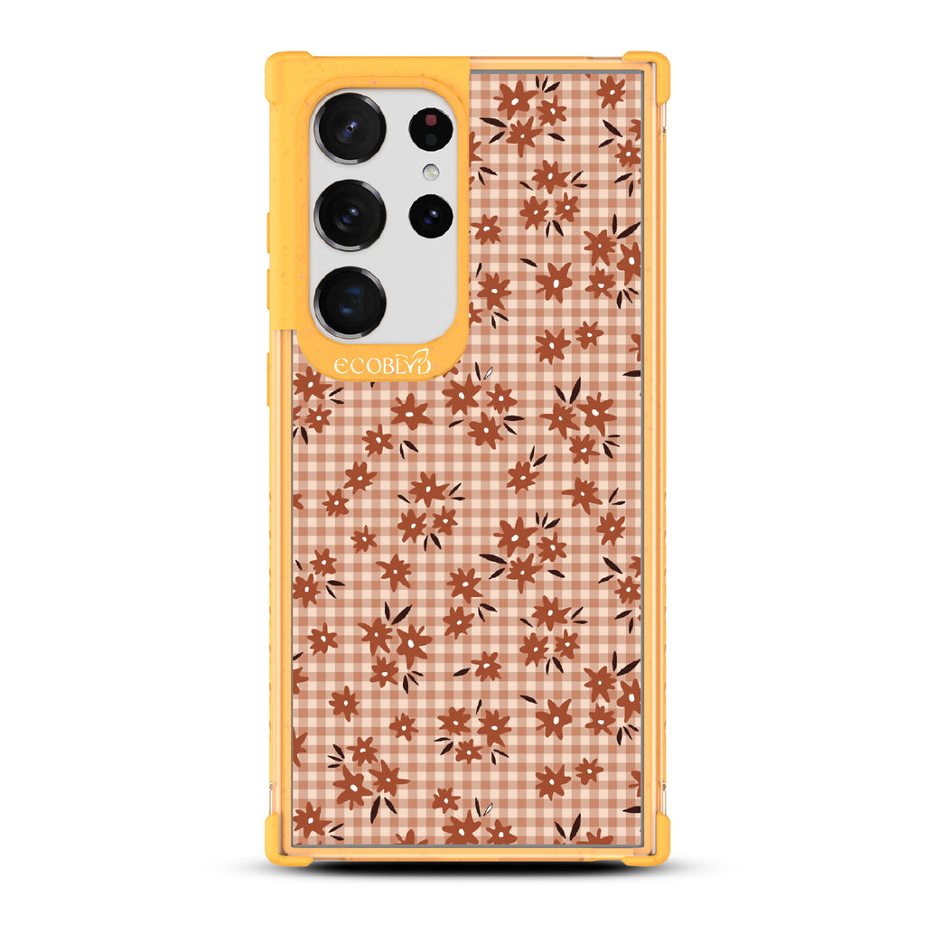 Plaid and Petals - Laguna Collection Case for Samsung Galaxy S23 Ultra