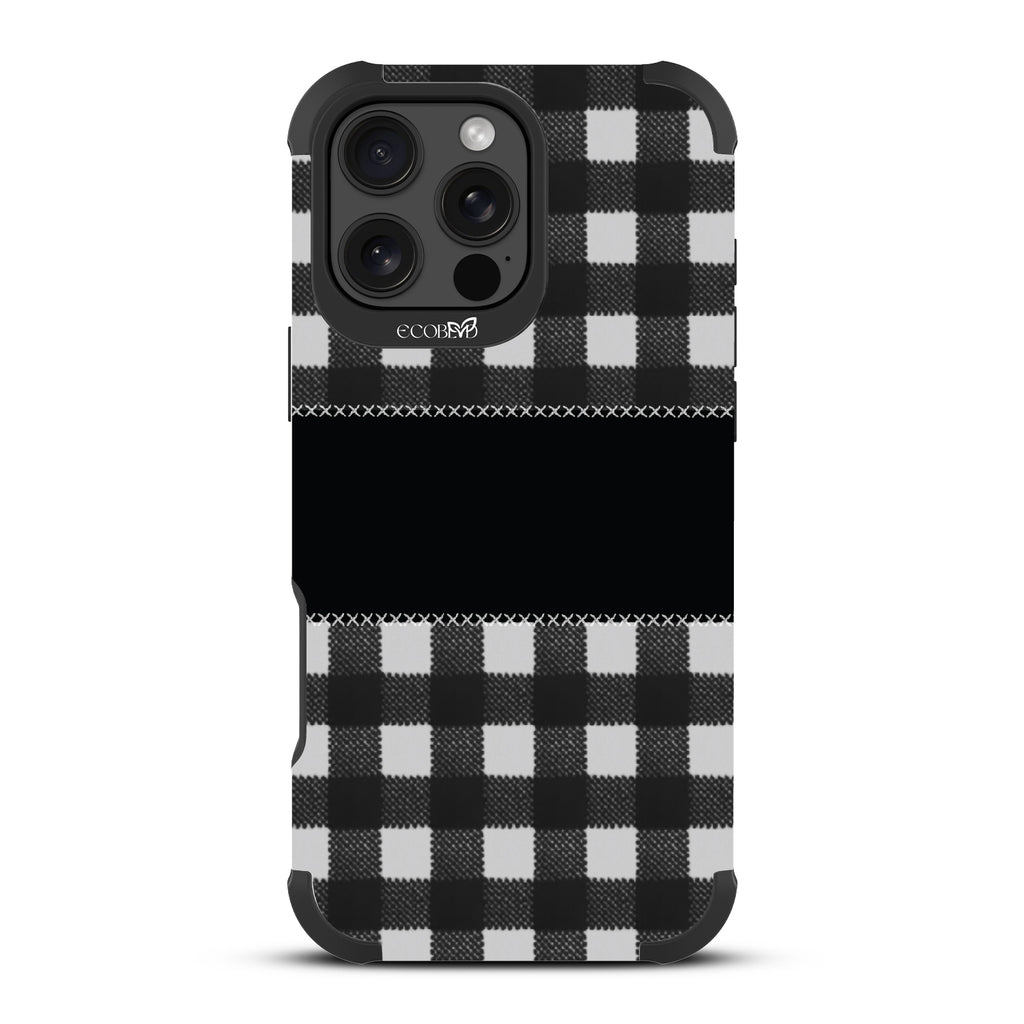 Charcoal Checker - Reforge Collection Case for Apple iPhone 16 Pro Max