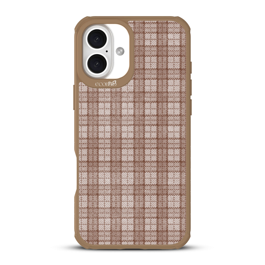 Chestnut Tartan - Revive Collection Case for Apple iPhone 16 Plus