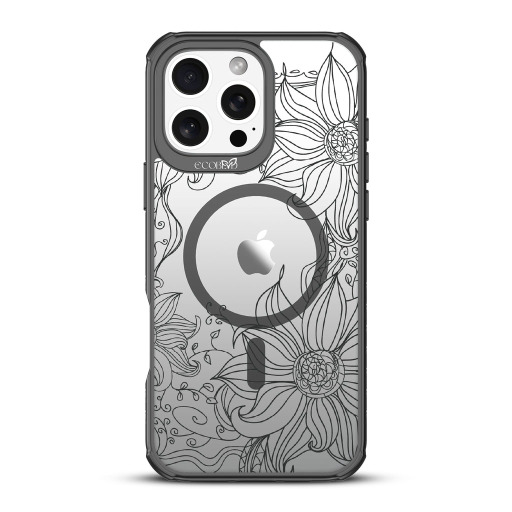 Flower Stencil - Revive Collection Case for Apple iPhone 16 Pro Max