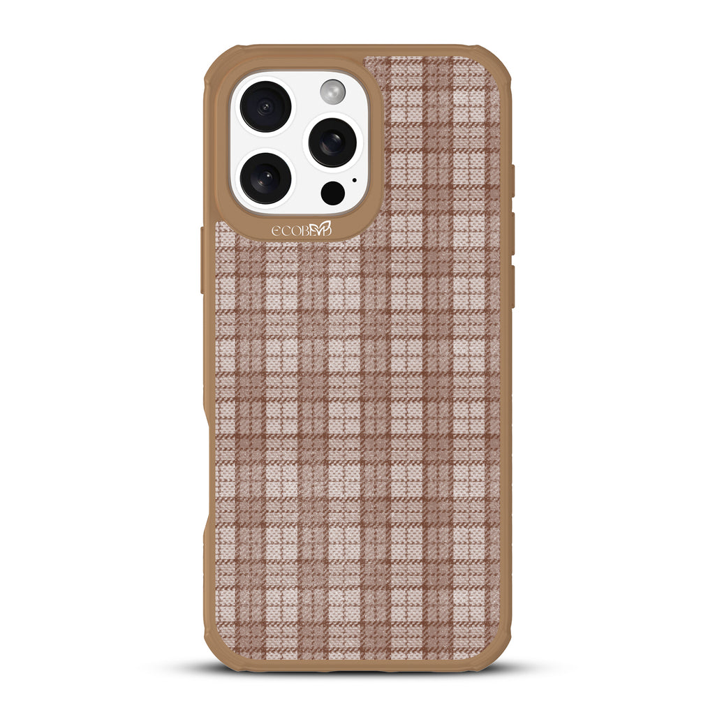 Chestnut Tartan - Revive Collection Case for Apple iPhone 16 Pro Max